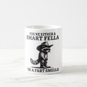 Grappige Wasbeer Je Bent Of Een Slimme Vent Quote Koffiemok