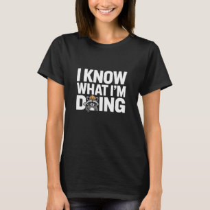 Grappige Wasbeer Memes Citaten Natuurlijk Weet Ik T-shirt