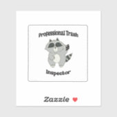 Grappige Wasbeer Sticker (Vel)