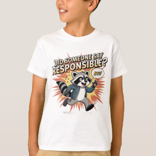 Grappige Wasbeermeme – Heeft Er Iemand Verantwoord T-shirt