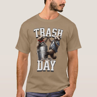 Grappige Wasbeverendag Dieren grappig T-shirt