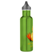 Grappige Waterfles met Gelukkige Eend - Aangepaste Waterfles (Links)