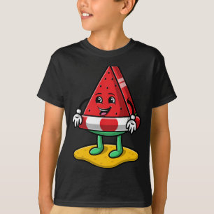 Grappige Watermeloen Floater Trendy Fruit Lover Zo T-shirt