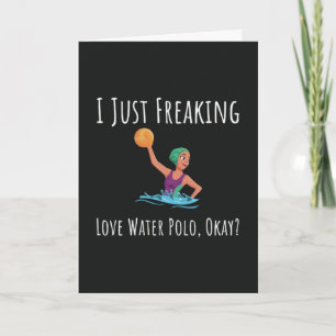 Grappige Waterpolokaarten Voor Haar Tiener Meisje Kaart