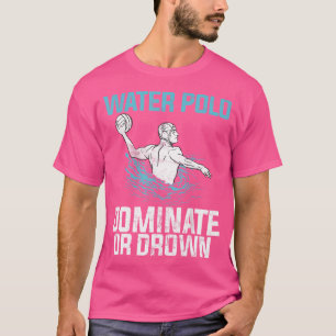 Grappige waterpolospeler en zwembadwaterpolospeler t-shirt