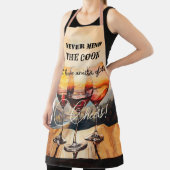 Grappige Waterverf Happy Wine Lover Schort (Insitu)