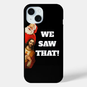 Grappige “We Zagen Dat” Kerstman en Jezus Design