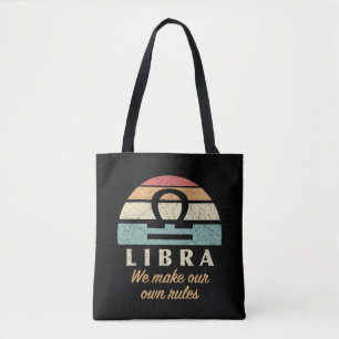 Grappige Weegschaal Zodiac Regels Draagtas