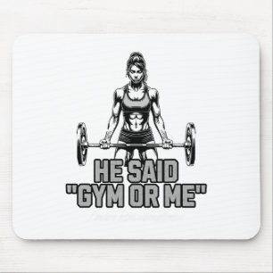 Grappige Weightlifting Bodybuilding Spreuk Voor Vr Muismat
