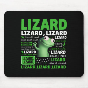 Grappige Weirdcore Dier Vrouwen Mannen Hagedis Liz Muismat