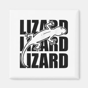 Grappige Weirdcore Lizard Lizard Meme Animal W Magneet
