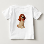 Grappige Welsh Springer Spaniel T Shirt (Achterkant)