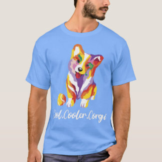 Grappige Welshe Corgi Pembroke-hondenschets Hond M T-shirt