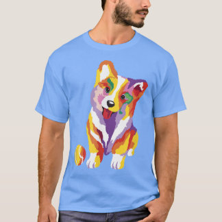 Grappige Welshe Corgi Pembroke-hondenschets Hond M T-shirt