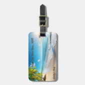 GRAPPIGE WENS DAT JE HIER NIET TROPISCH WAS BAGAGELABEL (Voorkant verticaal)