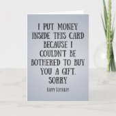 Grappige wenskaart kaart (Voorkant)