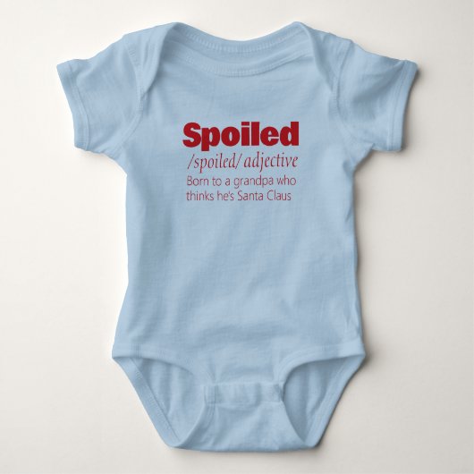 Grappige wereld's grootste spoiler opa romper (Voorkant)