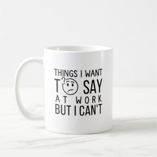 Grappige werkquote koffiemok
