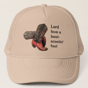 Grappige western cowboy laars scoot trucker pet