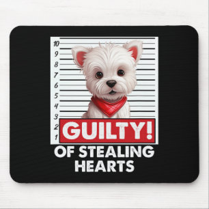 Grappige Westie West Witte Terrier Hondenras Valen Muismat