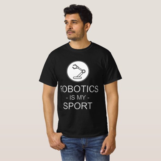 Grappige Wetenschap Coder Coderen Robotica Is Mijn T-shirt (Voorkant volledig)