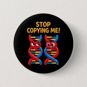 Grappige wetenschap grap Biologie Dna grap leraar Ronde Button 5,7 Cm