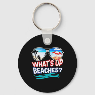 Grappige Whats Up stranden Familie Vakantie Matchi Sleutelhanger