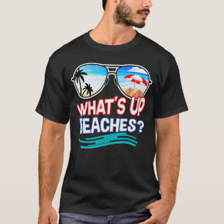 Grappige Whats Up stranden Familie Vakantie Matchi T-shirt