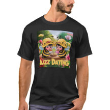 Grappige Whimsical Bijen Zoemen Afspraakje