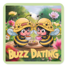 Grappige Whimsical Bijen Zoemen Date