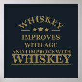 grappige whiskey poster (Voorkant)