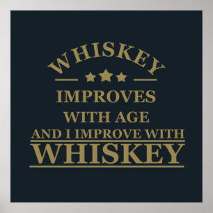 grappige whiskey poster