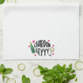 Grappige wijn Chardonnay Heyy Theedoek (Gevouwen)