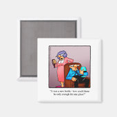 Grappige wijn Humor koelkastmagneet Magneet (Voorkant / Achterkant)