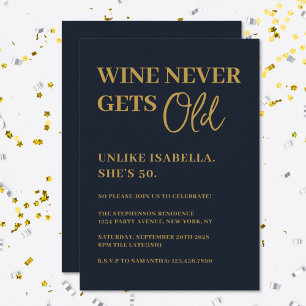 Grappige wijn krijgt nooit verjaardagsfeestje voor kaart