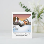 Grappige wijnansichtkaart "Spectickles" Briefkaart (Staand voorkant)