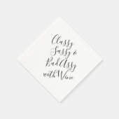 Grappige wijnfeestservetten servet (Hoek)