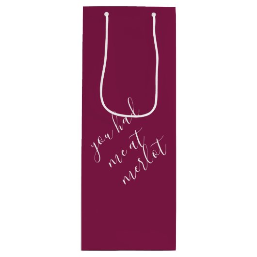 Grappige wijnspeling Bourgogne wijn cadeautas (Voorkant)