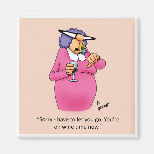 Grappige wijntijd Humor magneet Spectickles (Voorkant)