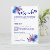 💍Grappige wijzigingsdatum Pastel Whispers Meadows Save The Date (Staand voorkant)