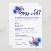 💍Grappige wijzigingsdatum Pastel Whispers Meadows Save The Date (Voorkant / Achterkant)