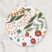 Grappige Wildbloemen Leuke Moderne Inspirivity Bedankjes Labels (Achterkant)