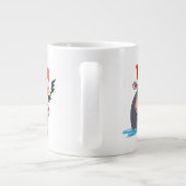 Grappige wilde Safari dieren Kerstmis kostuum Extra Grote Beker (Achterkant)