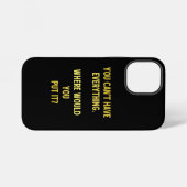 Grappige winkelopslag grap iPhone hoesje (Achterkant horizontaal)