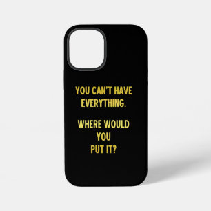 Grappige winkelopslag grap iPhone 12 mini hoesje