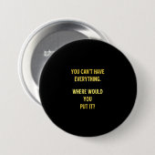 Grappige winkelopslag grap ronde button 7,6 cm (Voorkant /achterkant)