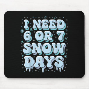 Grappige Winter Spreuk Leraar Student 6 Of 7 Ik He Muismat