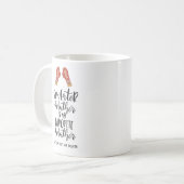 Grappige Winter Vakantie Quote Sweater Weer Koffiemok (Voorkant links)