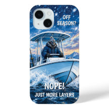 Grappige Winter Vissen Gepersonaliseerde iPhone 15