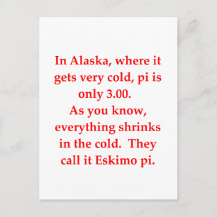 grappige wiskunde briefkaart